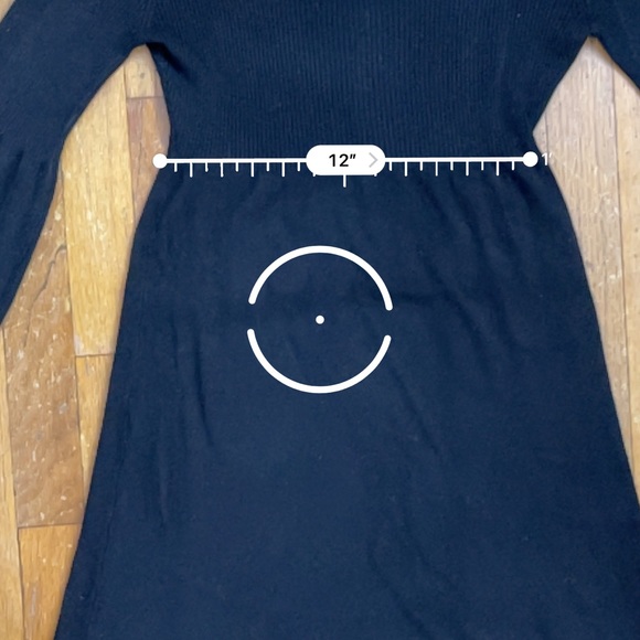 H&M- lightweight wool Black dress- Size S - Picture 12 of 12